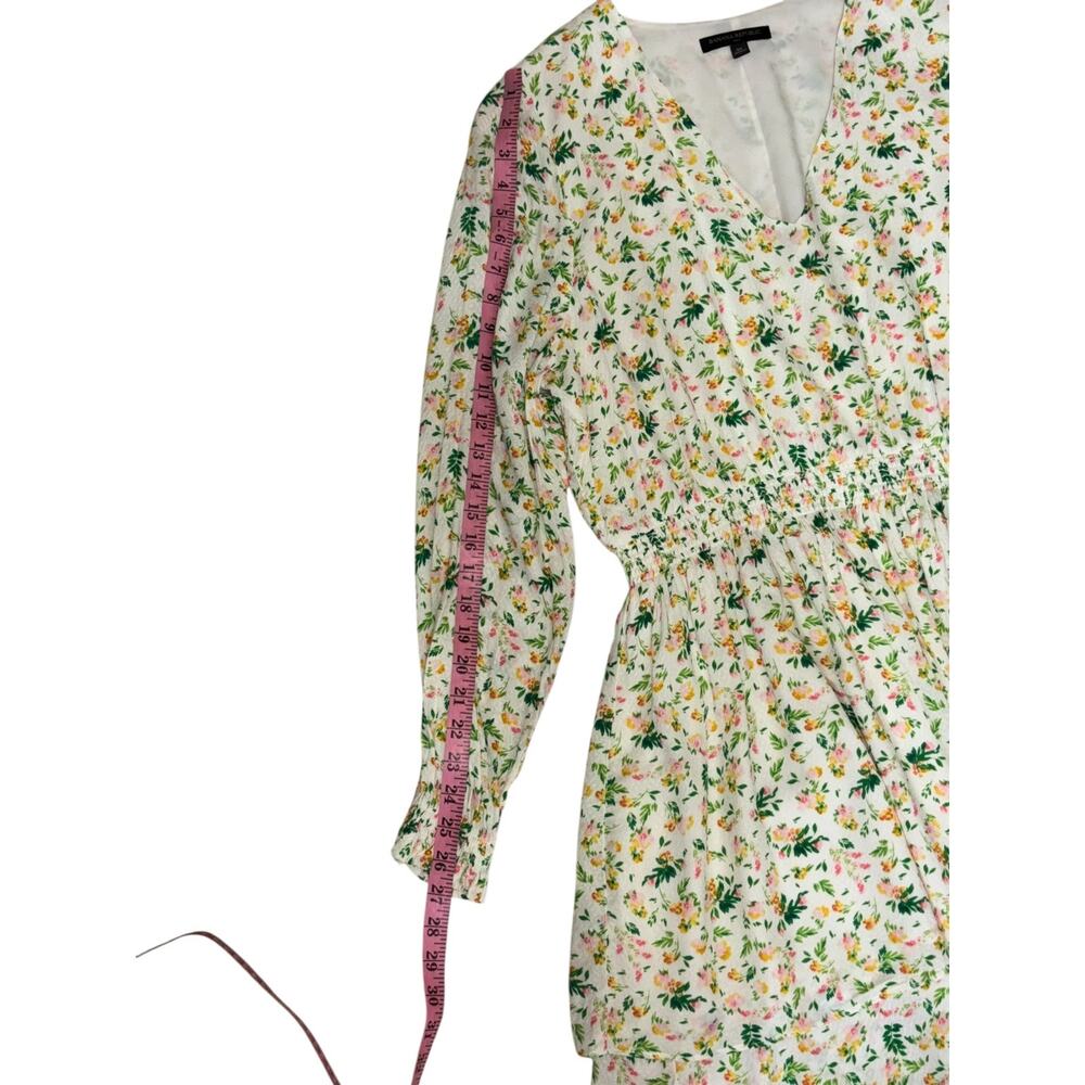 Banana Republic V-Neck Floral  Long Sleeved Dress Size XL - Picture 8 of 11